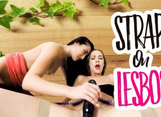 Strap On Lesbos starring Anna Rose and Alexis Krystal