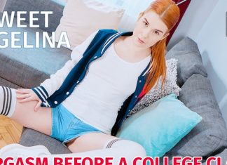 Solo Orgasm Before A College Class