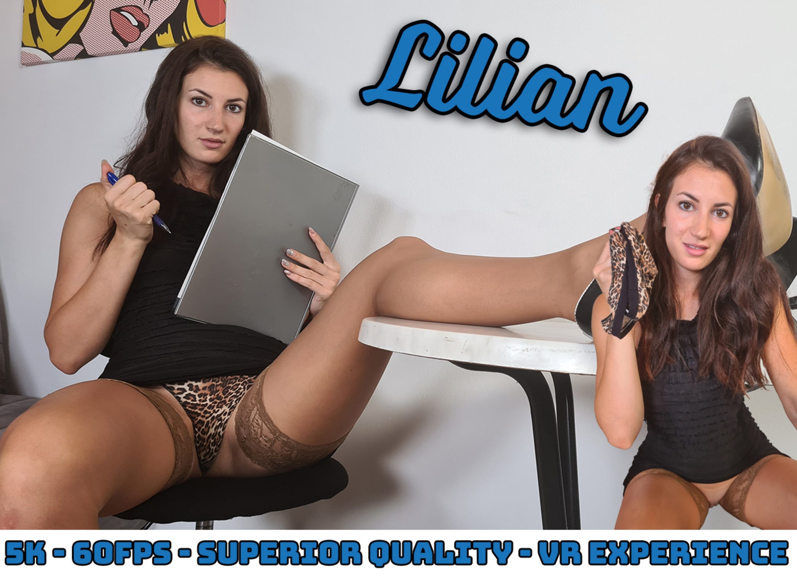 Sexy Secretary Lilian Takes Off Her Lacy Panties In The Office |  VRFootFetish Virtual Reality Sex Movies