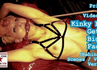 Private Sex Video #4: Kinky Babe Gets a Bigger Facial – Behind the Scenes Voyeur Version