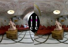 Virtual Reality Nude Photosession Backstage With Teenager Viola Kat