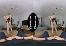 VR180 Lapdance With Amazing Big Tits Creamed Girl Limona