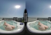 Penthouse Rooftop Jacuzzi Hot Ingrida Smoking And Masturbating In The Sun