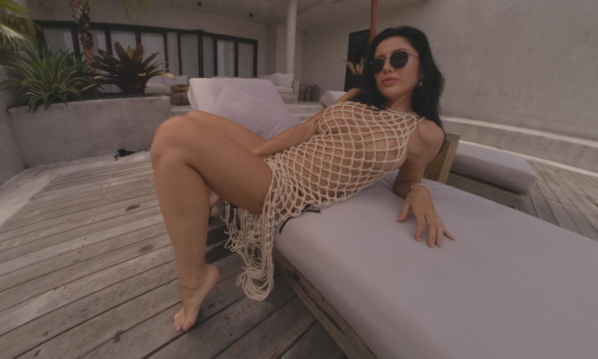 Poolside Poontang StasyQ VR Virtual Reality Sex Movies photo picture