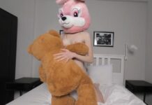 Celestine Stripdance and Masturbating for Teddy