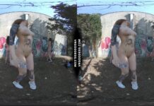 On Vacation With Matty Cheri Rebeka Ruby Nude In Public Painting Graffiti And Dancing