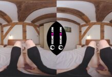 180VR Video Miturasu Please Fuck Me Hard With This Big Pink Dildo