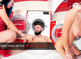 The Plumber Fixing My Pipe with Aya Goldie