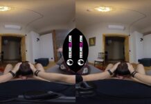 Dasha VR180 3D Blowjob Deep Throat Video