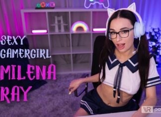 Erotic Gaming Session starring Milena Ray