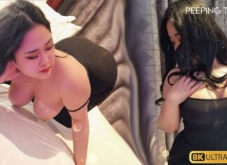 Boyfriend Calls During Big Boob Asian Hotel Hookup