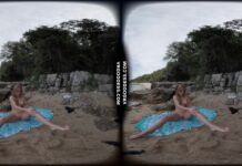 Kristina Masturbating And Showing Her Pussy On A Secluded Beach In Italy