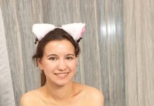 Sunny May Gets Fucked Hard In Slutty Catgirl Maid Costume