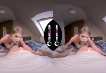 Virtual Reality Lapdance With Sexy Long Legs Teen Mary Moon