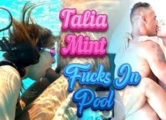 Talia Mint Fucks In Pool