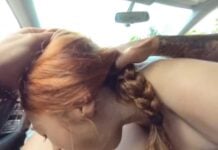 Blowjob Deepthroat in my car with Safira Yakkuza