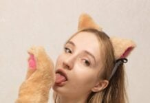 Busty Teen Polly Yangs Experiments With Her Furry Fetish