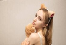 Busty Teen Polly Yangs Experiments With Her Furry Fetish