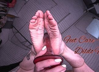 Feet Care Dildo Fuck