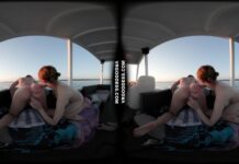 Lily Mays Uses Dildo And Her Pussy Licking Tongue On Rebeka Ruby Sunset Boat Ride